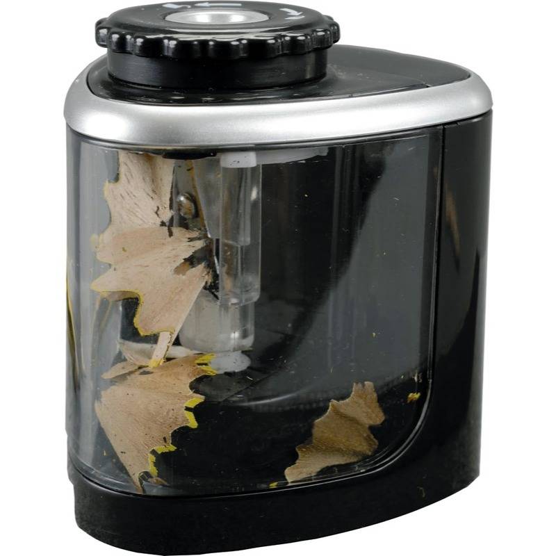 bind elektrischer Spitzer, Kunststoff, schwarz