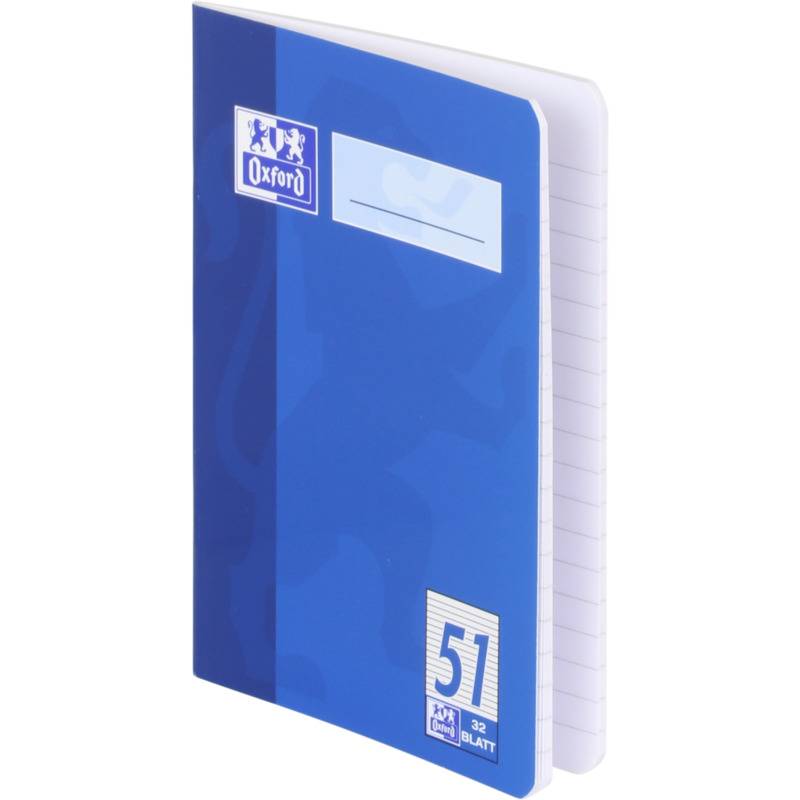 Oxford Oktavheft DIN A6, liniert, 90 g/qm, 32 Blatt