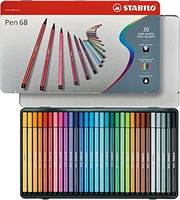 STABILO Pen 68 - 1 mm - 30 Stück(e) - Metal Box - 30 assorted colours