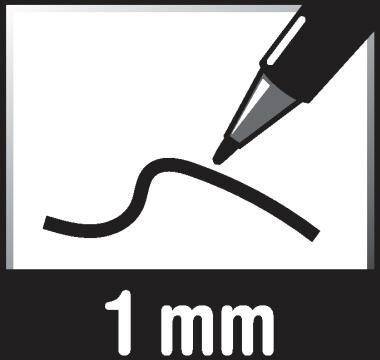 Legamaster Boardmarker TZ140 7-114001 1mm schwarz
