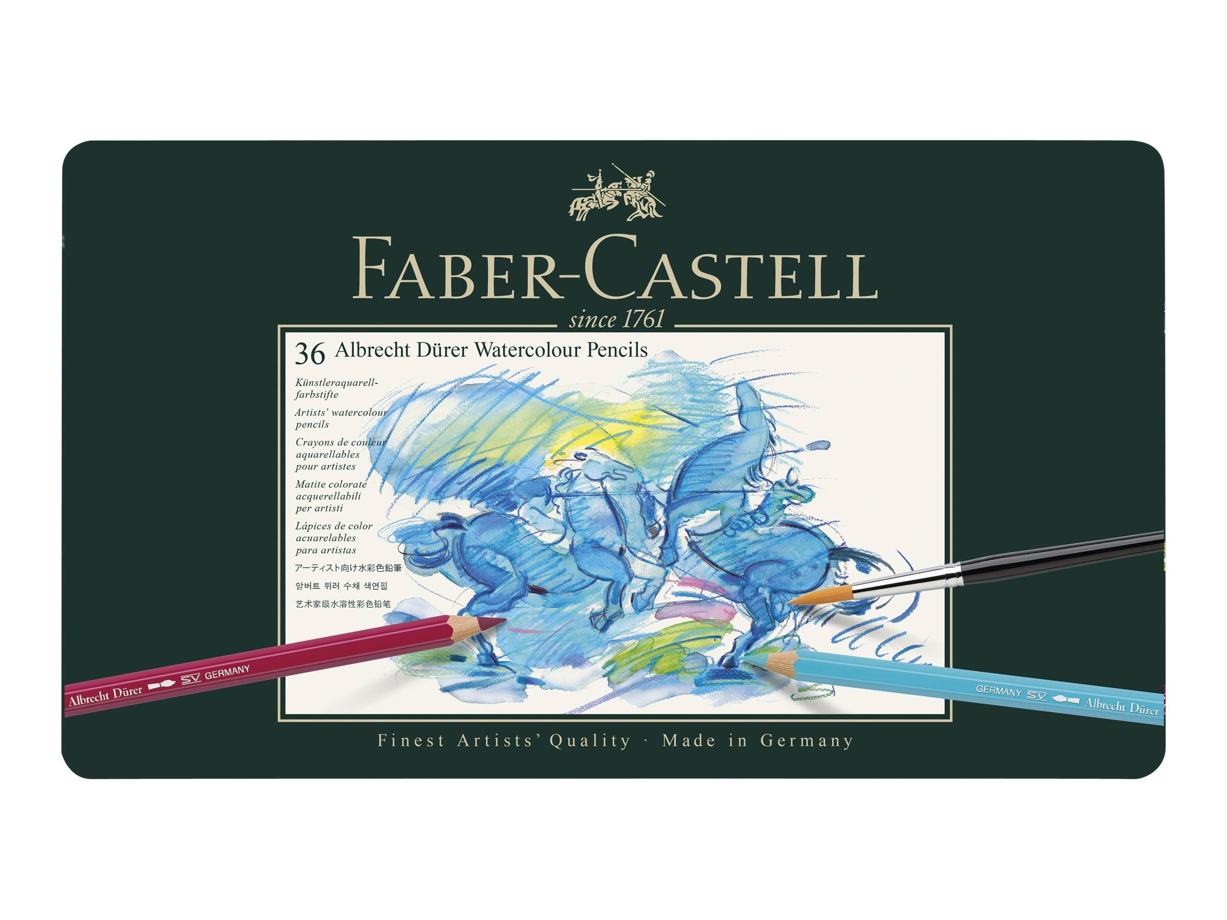 FABER-CASTELL ALBRECHT DÜRER - Farbstift - permanent - gemischte Farben - 3.8 mm (Packung mit 36)