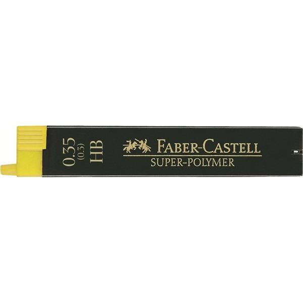 FABER-CASTELL Super-Polymer - Bleistiftmine - HB - 0.35 mm (Packung mit 12)