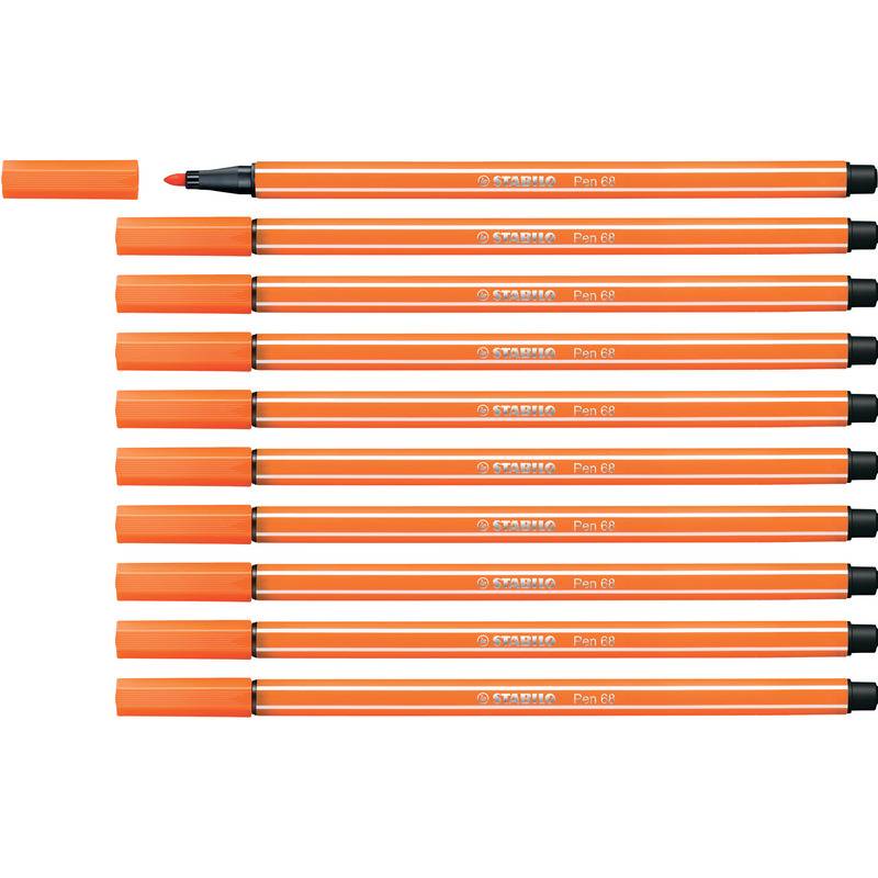 STABILO Fasermaler Pen 68, gelbrot
