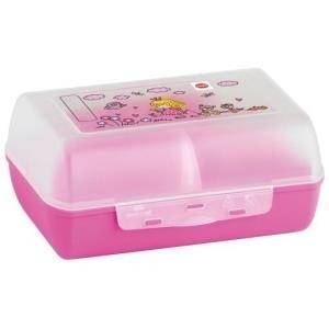 emsa Brotdose VARIABOLO Clipbox, Motiv: Princess mit herausnehmbarer Trennwand, eingebarbeitetes Dekor