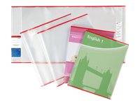 HERMA Schutzabdeckung - Transparent mit roten