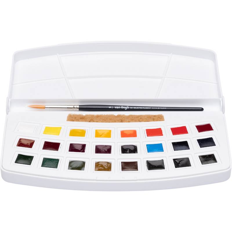 ROYAL TALENS Aquarellkasten Van Gogh, Botanische Farben