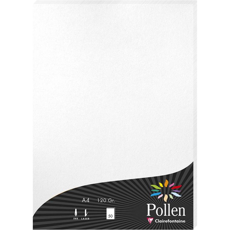 Pollen by Clairefontaine Papier DIN A4, perlmutt-weiß