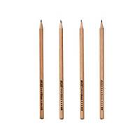 Herlitz 08670556, HB, Holz, Hexagonal, 4 Stück(e)