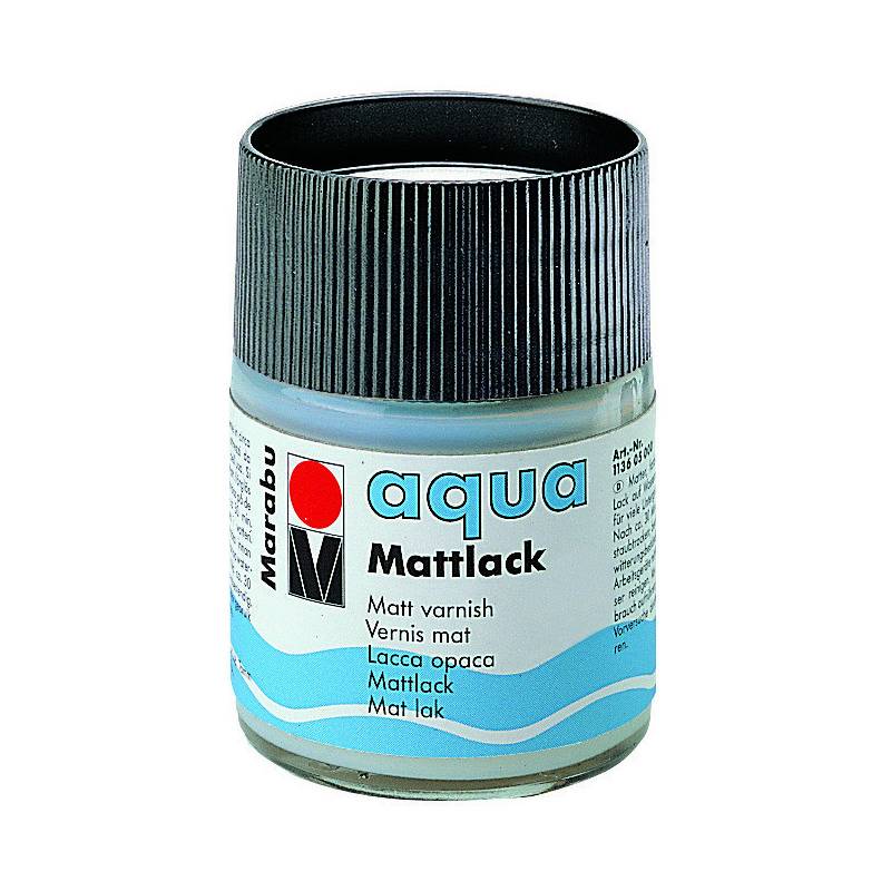 Marabu Mattlack Aqua, matt, 50 ml, im Glas