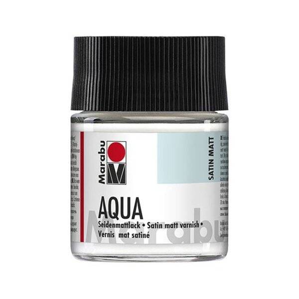 aqua-Seidenmattlack 50 ml.