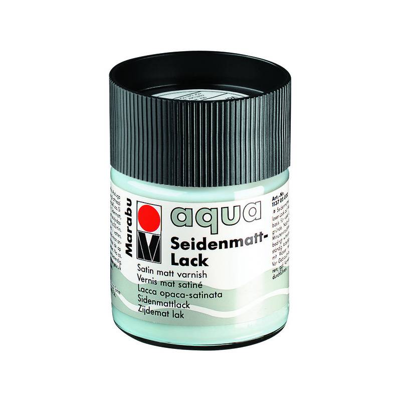 Marabu Seidenmattlack Aqua, seidenmatt, 50 ml, im Glas