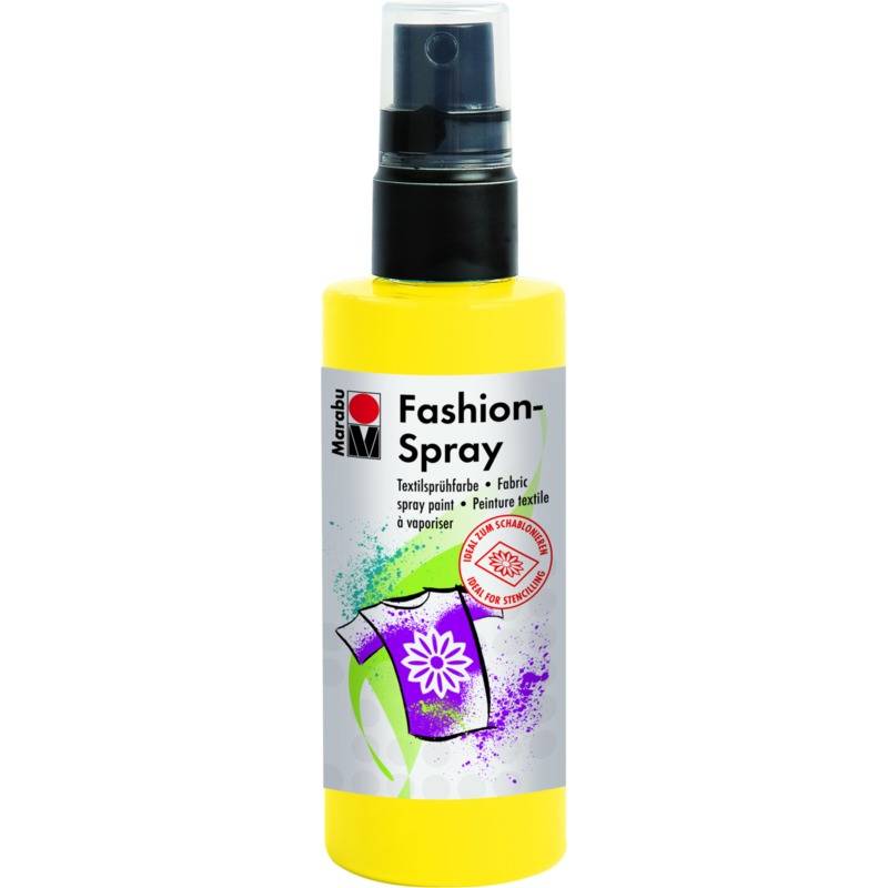 Marabu Textilsprühfarbe "Fashion-Spray", sonnengelb, 100 ml
