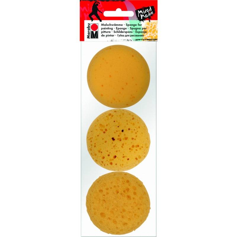 Marabu Malschwamm, von fein- bis großporig