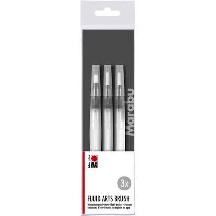 Marabu Wassertankpinsel-Set, 3er Set