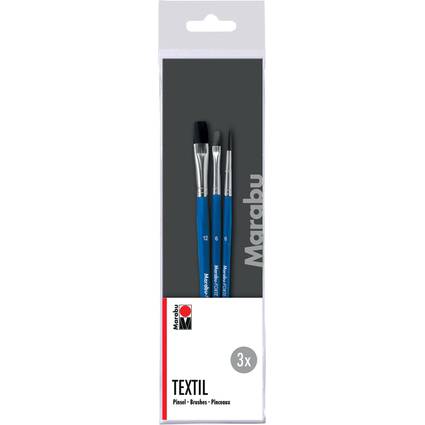 Marabu Pinselset Textil, 3-teilig