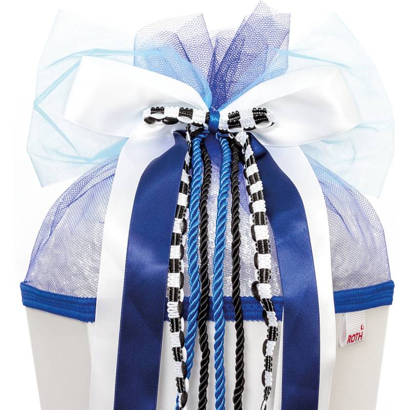 ROTH Schultütenschleife "Speed", weiß/blau/schwarz
