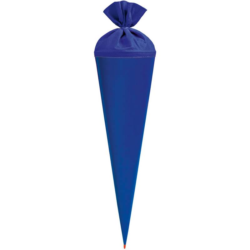 ROTH Bastelschultüte mit Verschluss, 700 mm, ultramarinblau