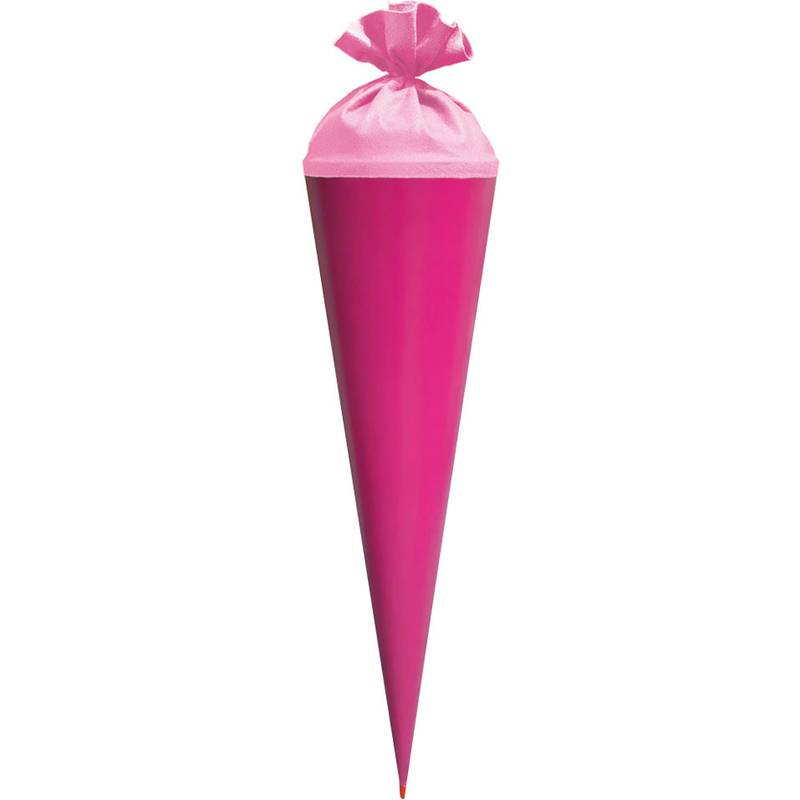 ROTH Bastelschultüte mit Verschluss, 700 mm, pink