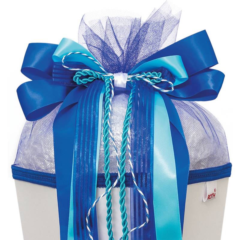 ROTH Schultütenschleife "Blue Dabadu", blau/türkis