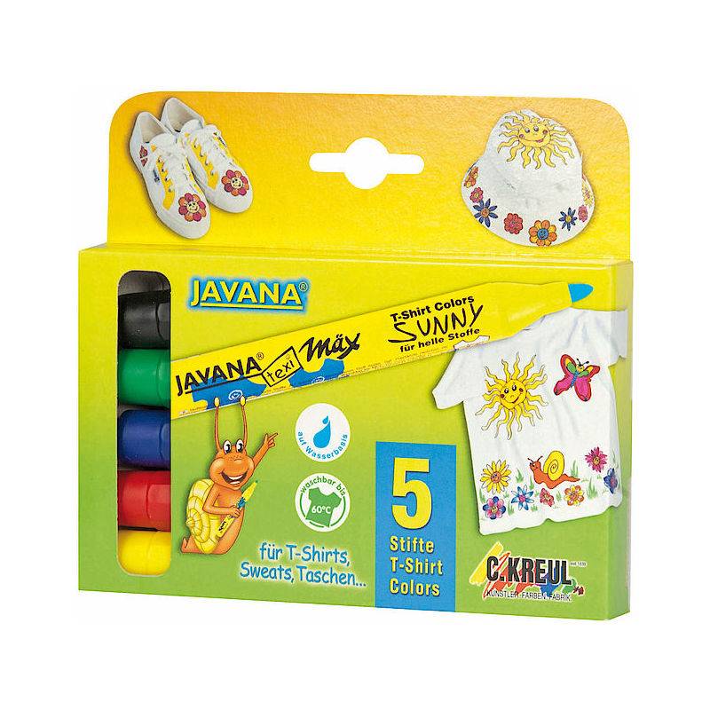KREUL Textilmarker medium, 5er-Set