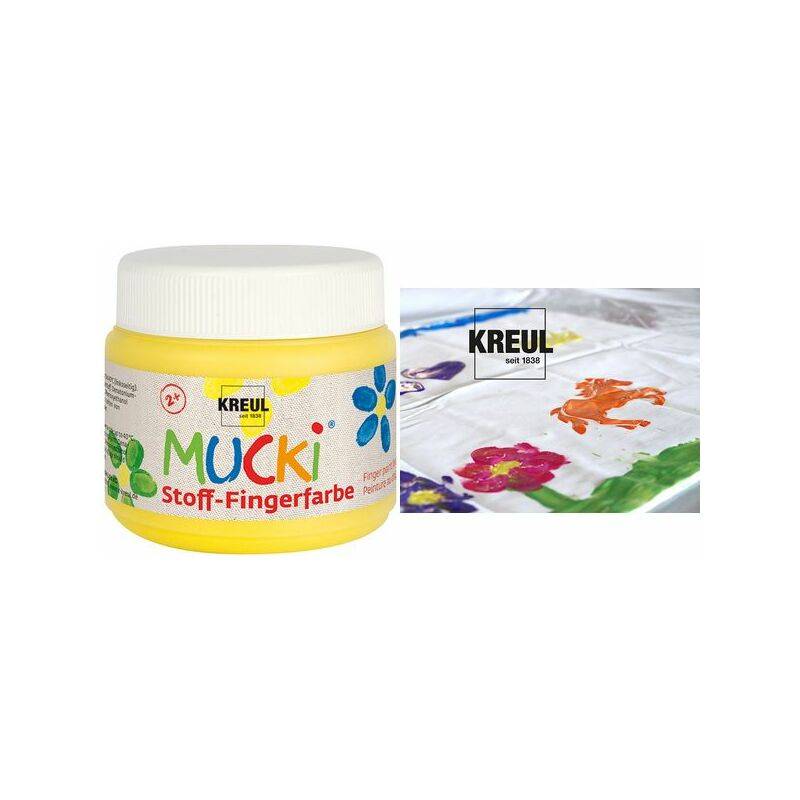 KREUL Stoff-Fingerfarbe "MUCKI", pink, 150 ml