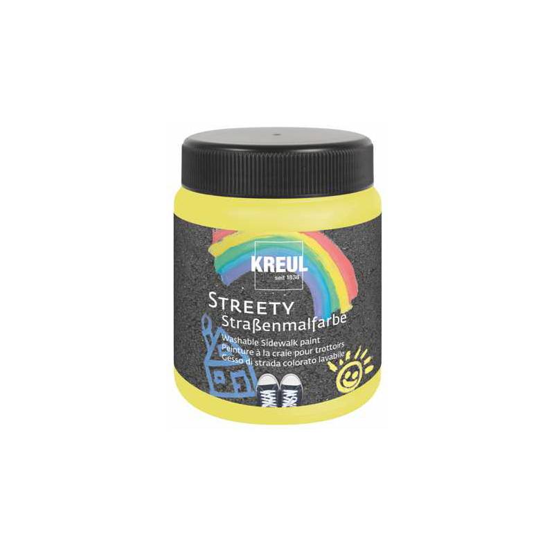 KREUL Straßenmalfarbe STREETY, gummientengelb, 200 ml