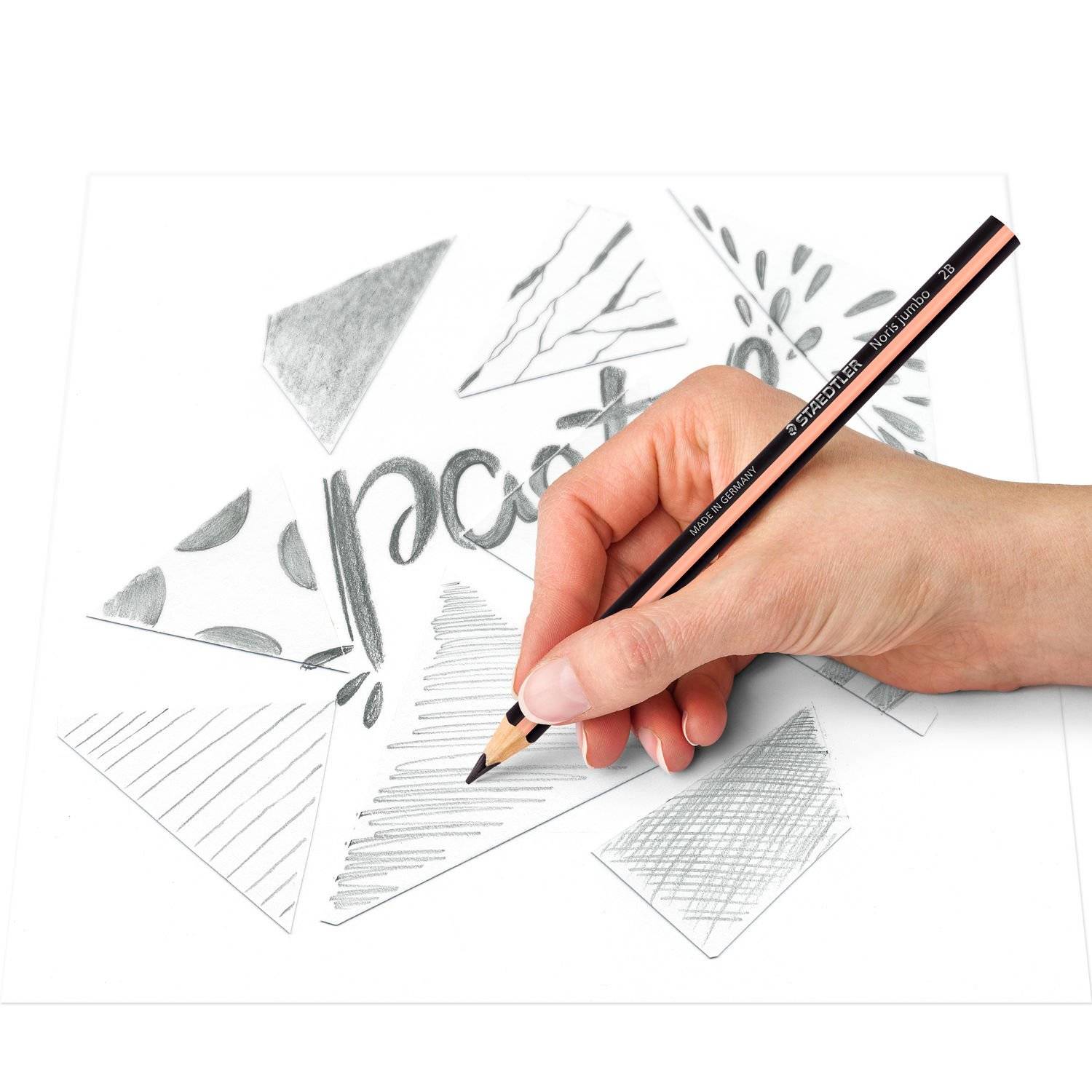 Staedtler 119, 2B, Mehrfarben, Dreieckig, Grafische Zeichnung, 4 mm, 2 Stück(e)