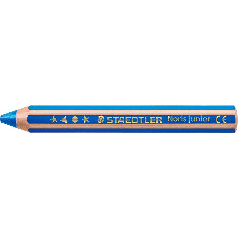 STAEDTLER Hexagonal-Buntstift Noris junior, blau