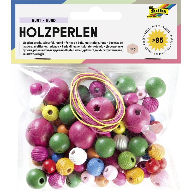 Folia 2297, Children's craft kit, Holz, Mehrfarbig, 84 Stück(e)