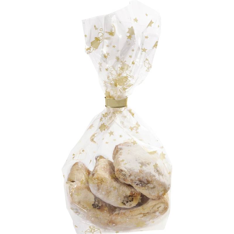 folia Weihnachts-Zellglasbeutel, Maße: (B)95 x (H)160 mm