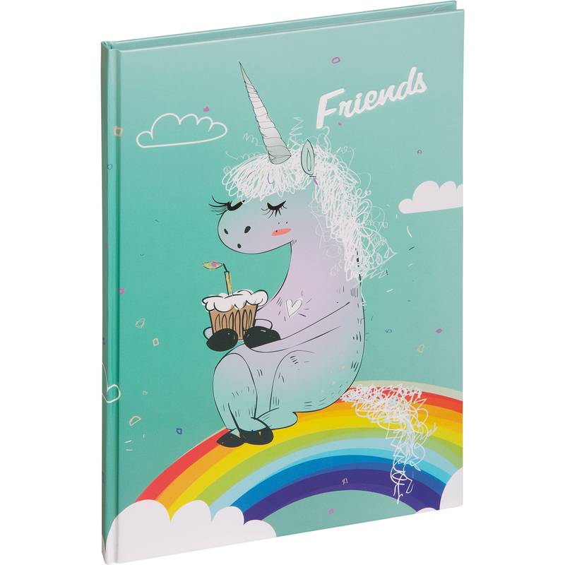 PAGNA Freundebuch "Einhorn", 120 g/qm, 60 Blatt