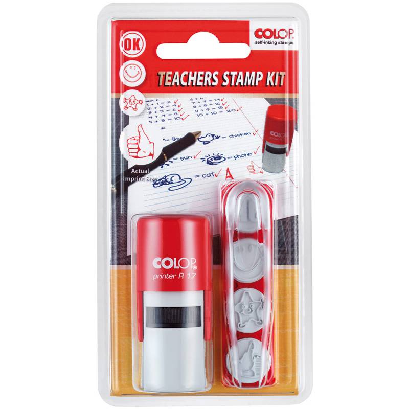 COLOP Teachers Stempel Set, Motivationsstempel inkl 4 Motive
