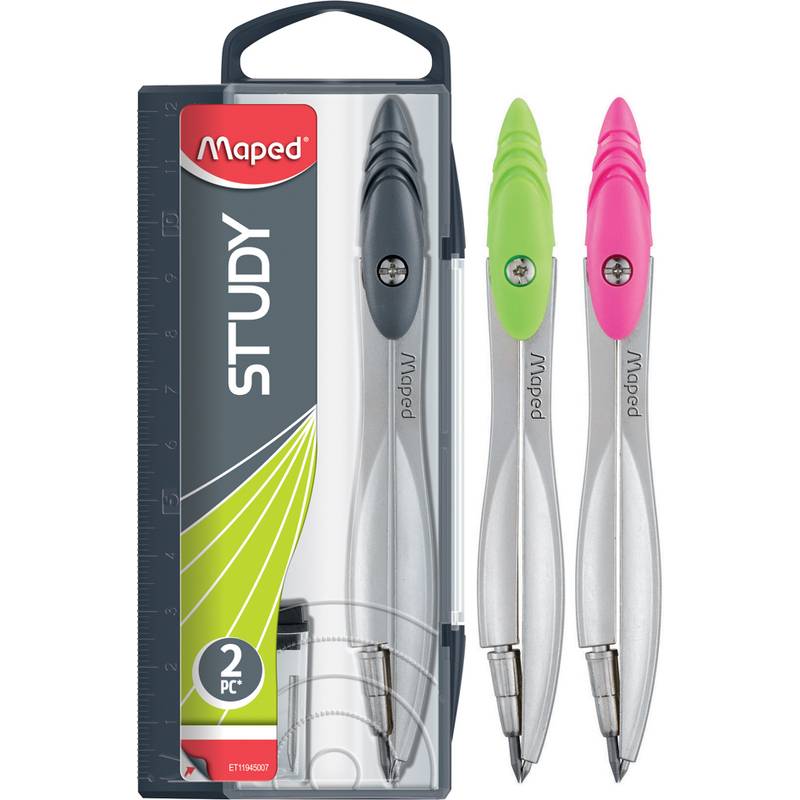 Maped Zirkelkasten Study, farbig sortiert