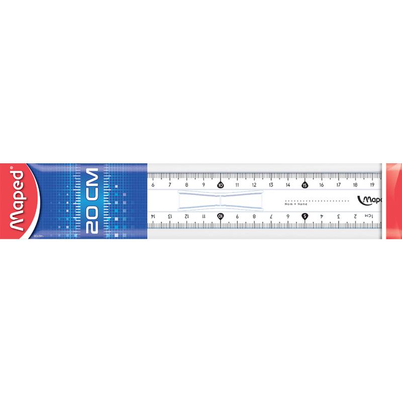 Maped Flachlineal Start 146, 200 mm, aus Kunststoff