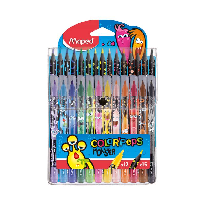 Maped Zeichenset COLOR'PEPS MONSTER, 24er Etui