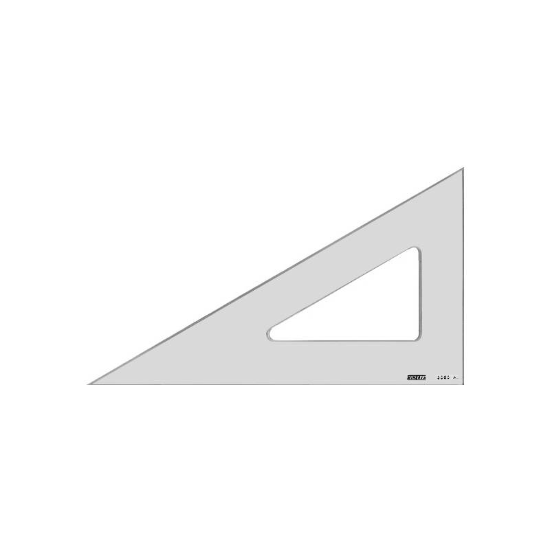 MINERVA Zeichendreieck, Hypotenuse: 577 mm, 60 Grad