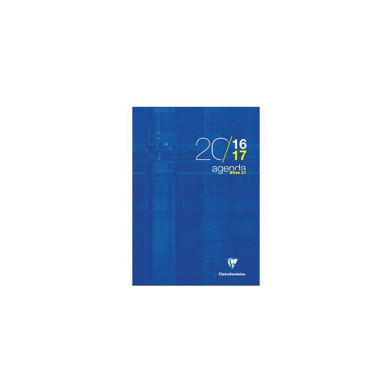 Clairefontaine Agenda scolaire "WHEN 21", 2026/2027, assorti