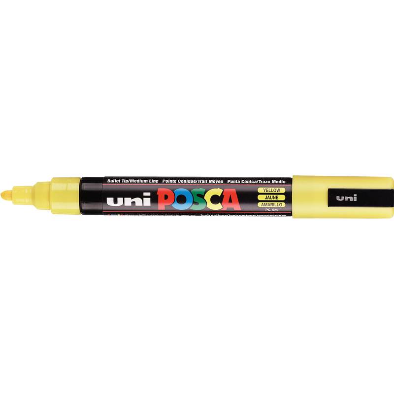 POSCA Pigmentmarker PC-5M, gelb