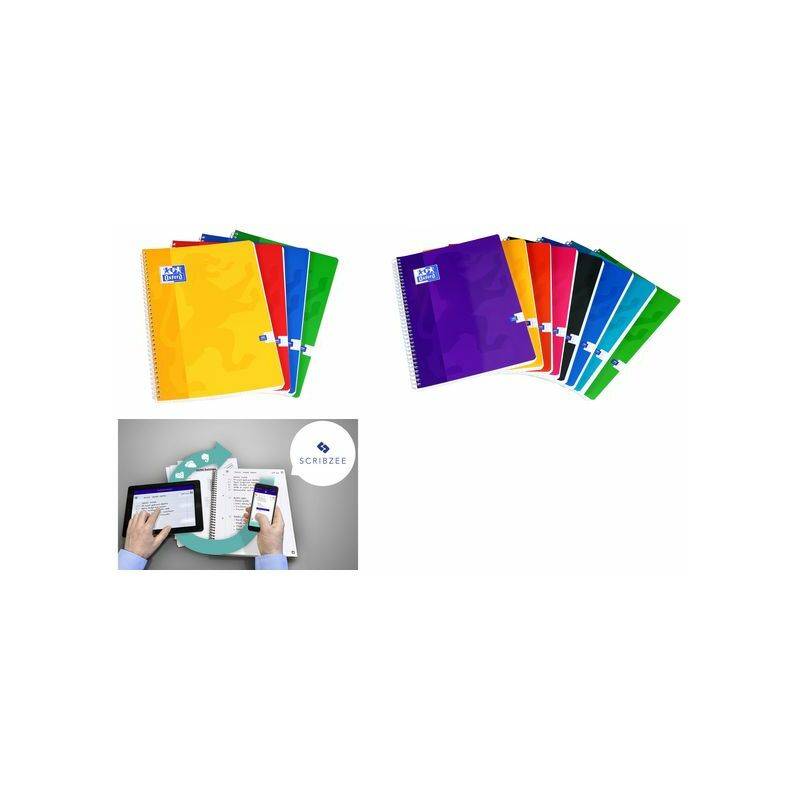 Oxford Spiralbuch, DIN A4, Seyès, 90 Blatt