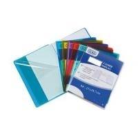 ELBA Heftschoner 240 x 320 mm, aus PVC 0,22 mm, farblos transparent, mit breiter Klappe (519-2INC)
