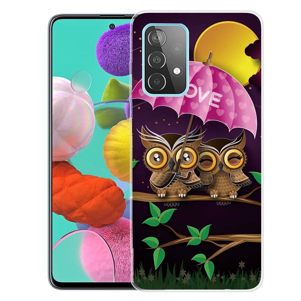 Für Samsung Galaxy A32 5G Silikon Case TPU Eulen Schutz Muster Tasche Hülle Cover Etuis Zubehör