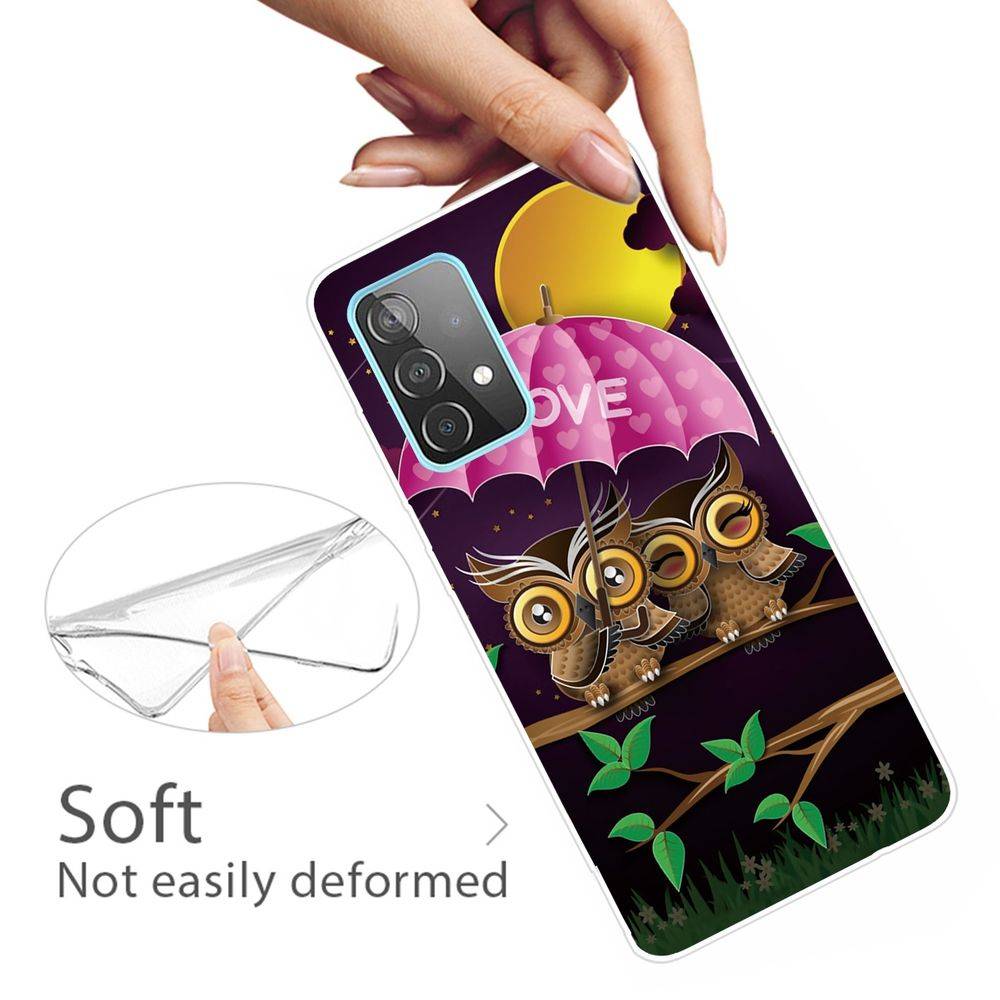 Für Samsung Galaxy A32 5G Silikon Case TPU Eulen Schutz Muster Tasche Hülle Cover Etuis Zubehör