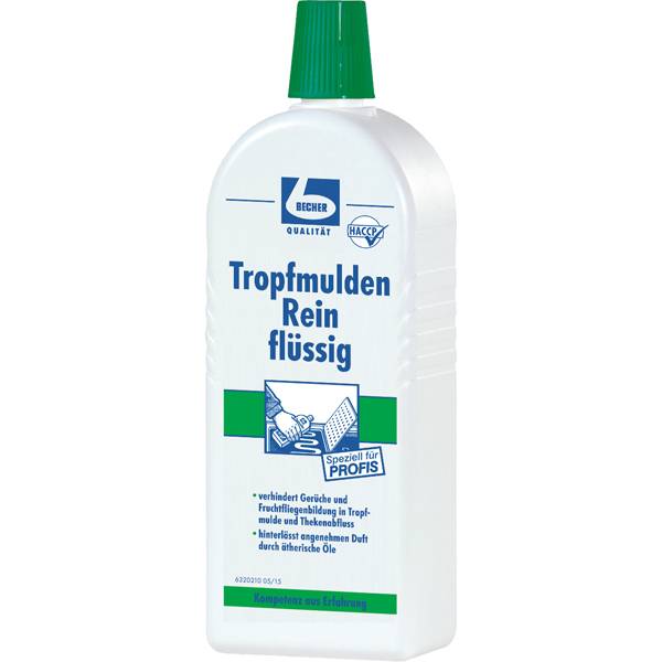 Dr. Becher Tropfmulden-Rein flüssig, biologisch abbaubar Flasche = 500 ml