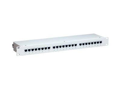 equip - Patch Panel - CAT 6e - STP - Hellgrau, RAL 7035 - 1U - 48.3 cm (19"")