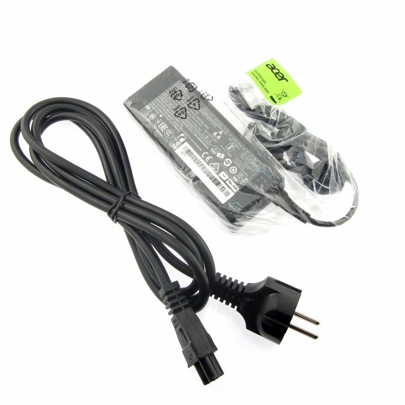 Acer AC Adapter 90 W 3pin 90 W schwarz Netzteil und Spannungswandler - Stromversorgung (50/60, 90 W, Schwarz)