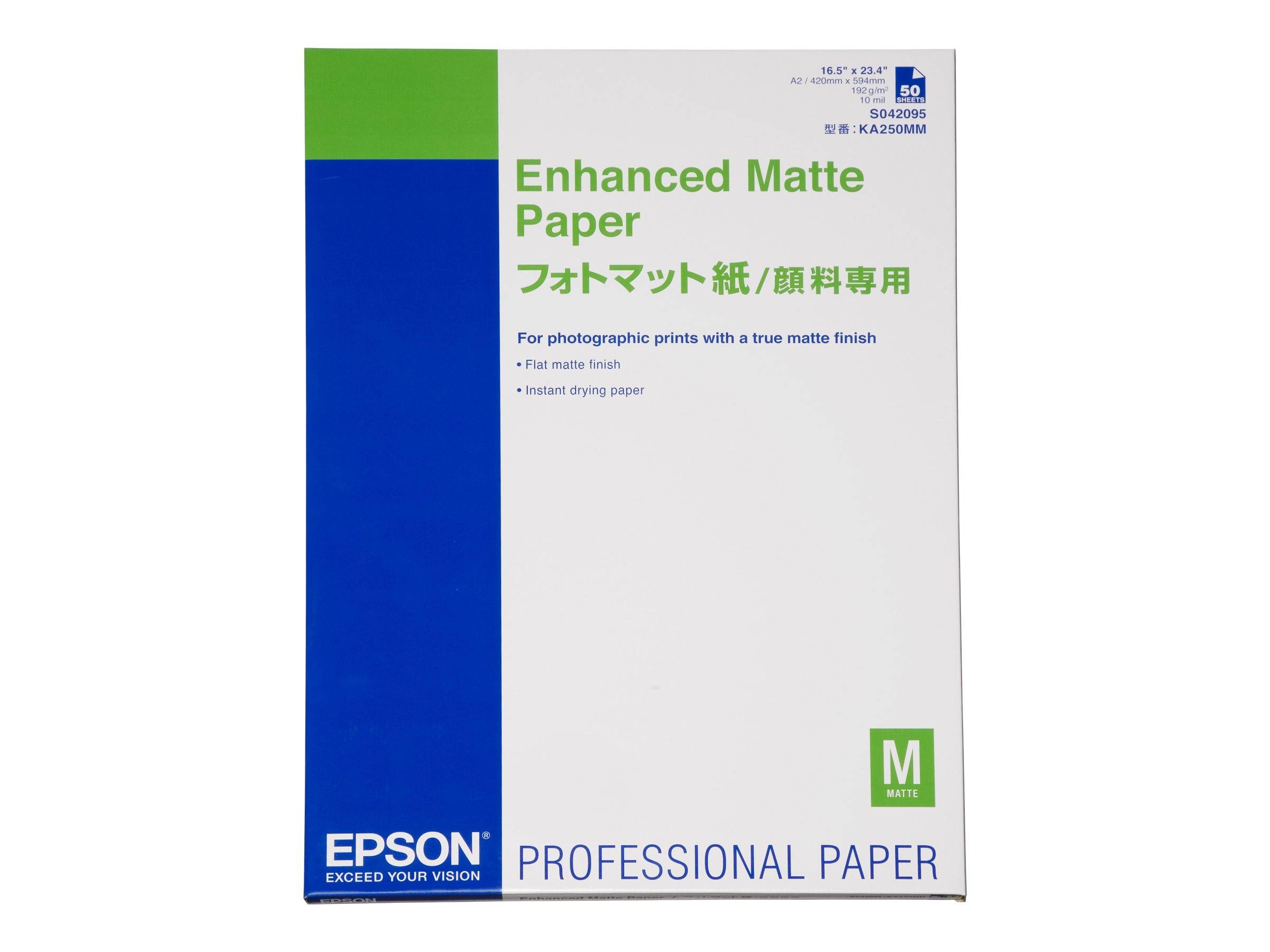 Epson Professionalpapier-Paket mit der Bezeichnung „Enhanced Matte Paper