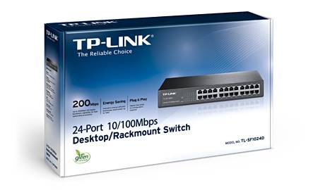 TP-LINK TL-SF1024 - Switch - 24 x 10/100 - Desktop