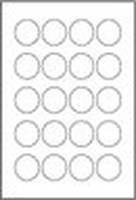 AVERY ZWECKFORM - Avery Heavy Duty Laser Labels - Polymer - weiß - 40 mm rund 480 Stck. (20 Bogen x 24)