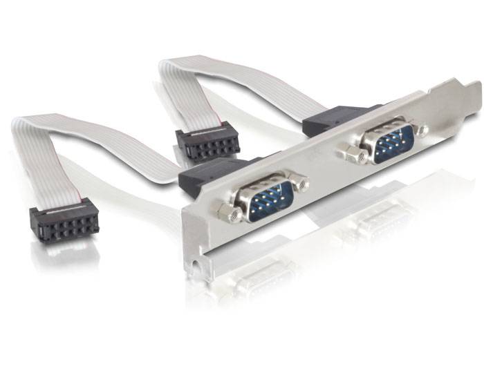 Delock PCI Express card 4 x serial, 1x parallel