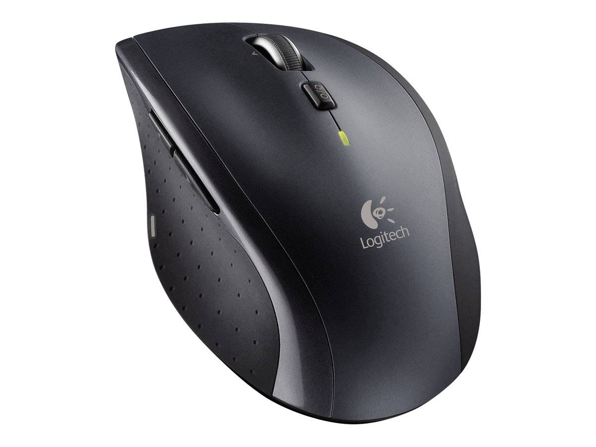 Logitech M705 - Maus - Für Rechtshänder - Laser - 7 Tasten - kabellos - 2.4 GHz - kabelloser Empfänger (USB)